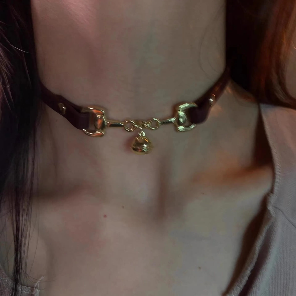Y2K – collier ras du cou gothique en cuir pour femmes et hommes, chaîne tendance, Vintage, Halloween, bijoux, accessoires, cadeaux