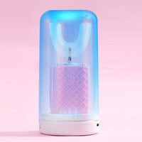 U-shaped Electric Sonic Toothbrush Rechargeable for Adults Kids 360° Automatic Silicone Teeth Brush Smart Timer Blue Light IPX7
