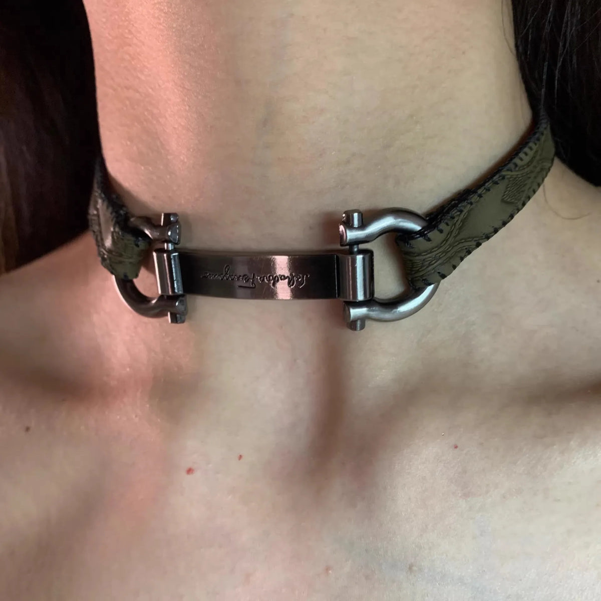 Y2K – collier ras du cou gothique en cuir pour femmes et hommes, chaîne tendance, Vintage, Halloween, bijoux, accessoires, cadeaux