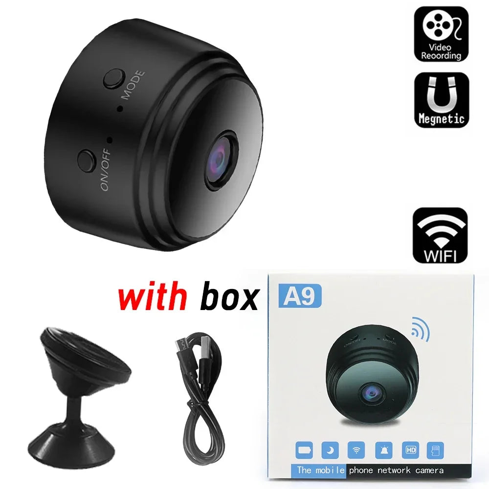 FUGEZA Mini Caméra de Permission A9 Sécurité Intelligente et Haute Définition™ chez andunian