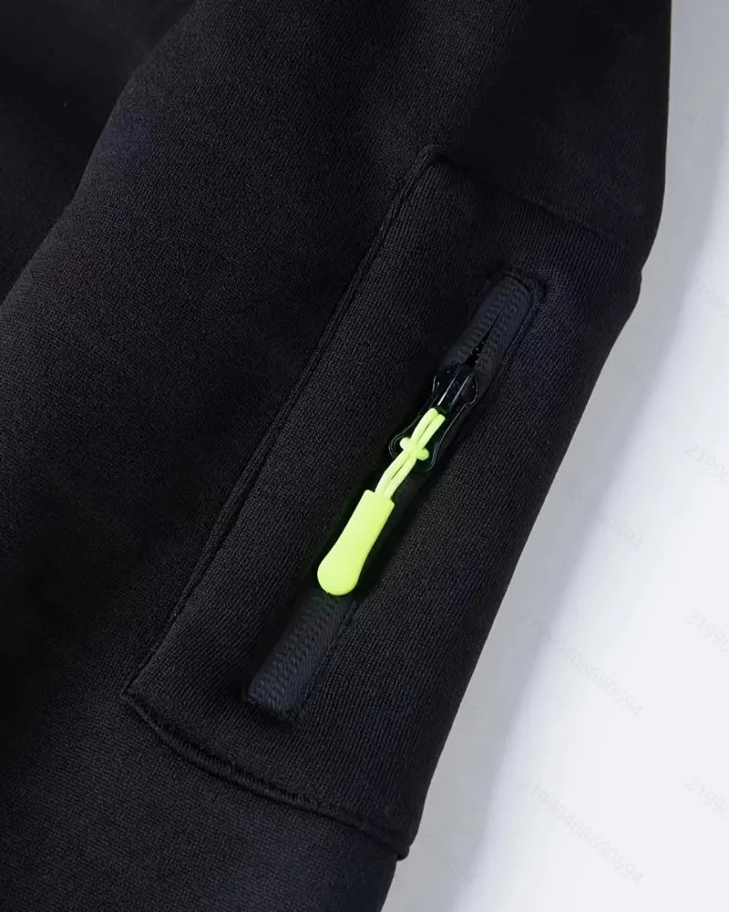 Sweat à capuche zippé homme – Coupe ample et grande poche
