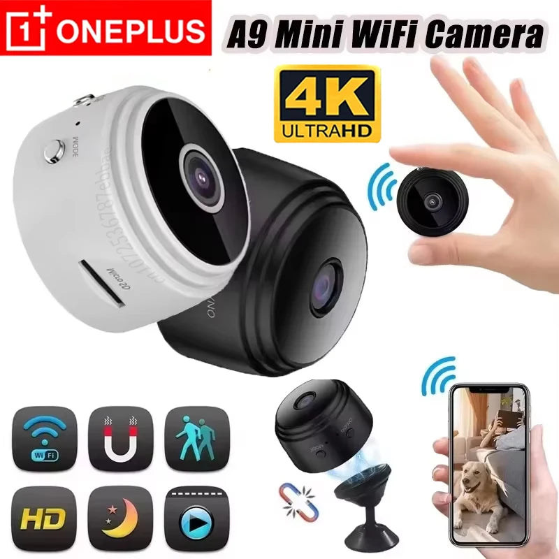 Mini Caméra Surveillance WiFi OnePlus A9 - Full HD 1080p