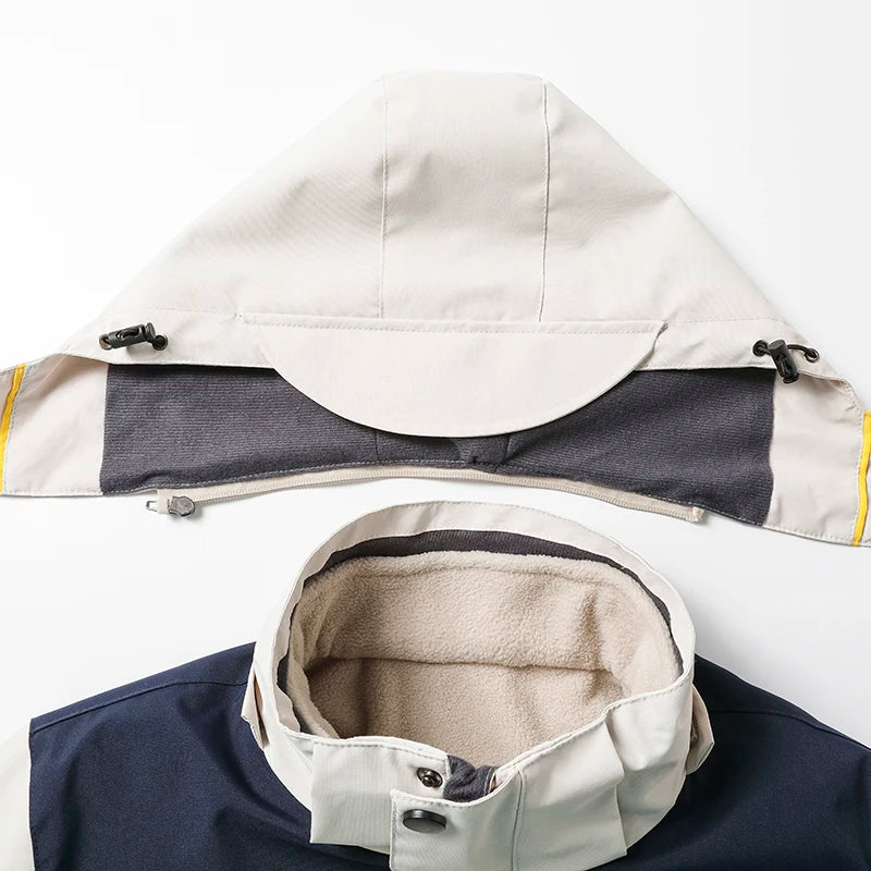 Veste de randonnée 3-en-1 CHRLCK – Imperméable et coupe-vent