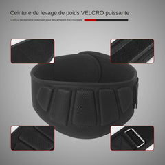 SKDK Weightlifting Belt Back Support Belt Men Waist Protection Fitness Training Orthopedics Protection Spine Back Support Belt