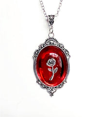 Gothic Blood Red Quartz Charm Necklace Butterfly Necklace For Women Vampire Embossed Witch Jewelry Accessories Vintage Chokers