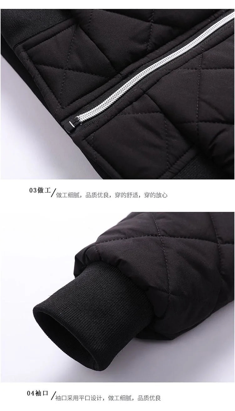 Blouson Bomber Homme Matelassé - Doublure Polaire