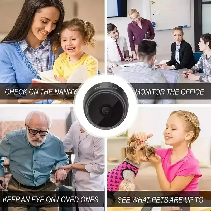 Mini Caméra Surveillance WiFi OnePlus A9 - Full HD 1080p