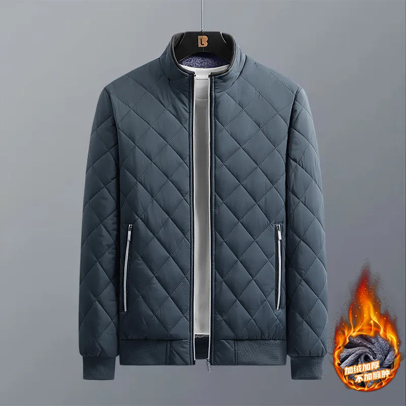 Blouson Bomber Homme Matelassé - Doublure Polaire