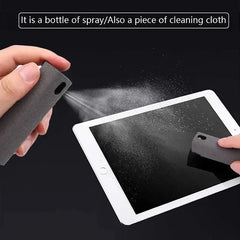 Nettoyeur d'écran en microcarence sans liquide, bouteille de pulvérisation pour téléphone portable, tablette, ordinateur portable, écran d'affichage, livres, presse à essuyer
