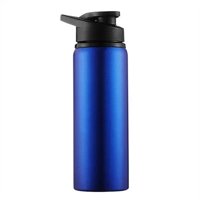 1-15 pièces Portable en acier inoxydable vélo bouteille d'eau droite boire en plein air sport voyage bouilloire bouteille d'eau en métal