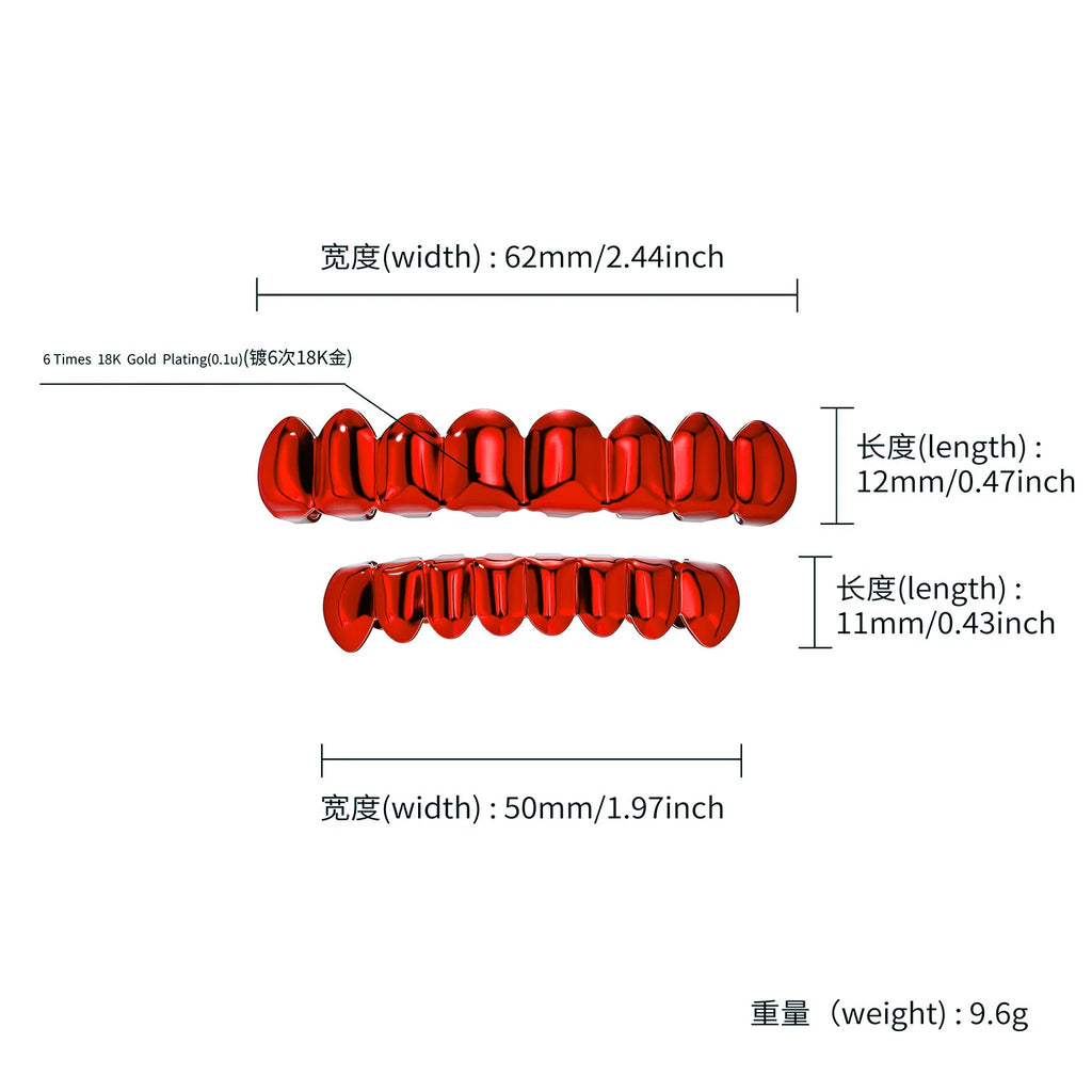 Grillz Dents Hip Hop RACHELZ - Bijoux Halloween Cosplay