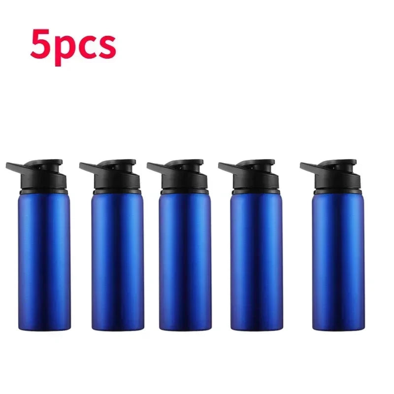 1-15 pièces Portable en acier inoxydable vélo bouteille d'eau droite boire en plein air sport voyage bouilloire bouteille d'eau en métal