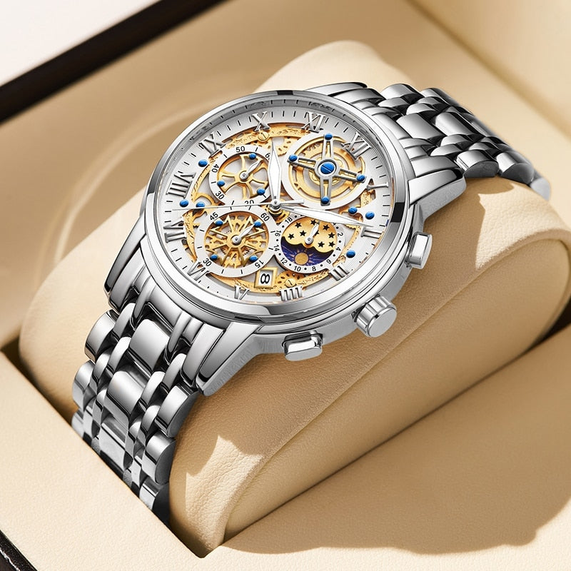 Montre Sport Homme - Chronographe Militaire Étanche