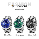 2023 Top Brand Luxury Fashion Diver Watch Men 30ATM Waterproof Date Clock Sport Watches Mens Quartz Wristwatch Relogio Masculino