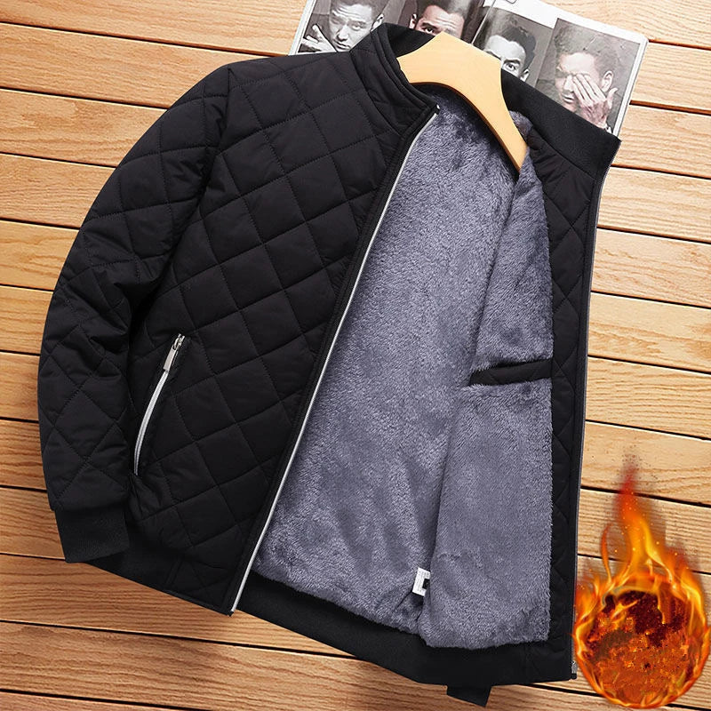 Blouson Bomber Homme Matelassé - Doublure Polaire