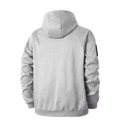 Veste polaire d’hiver pour homme – Capuche et fermeture zippée