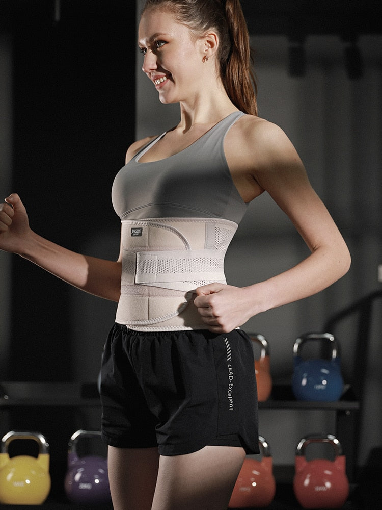Universal Waist Belt, Lower Back Support for Back Pain, Adjustable Waist Trainer
