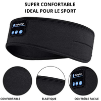 Masque de Sommeil Confortable Bluetooth  Bandeau Musical