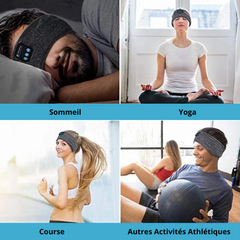 Masque de Sommeil Bluetooth CSHZCE Réveillez-vous Reposé et Harmonisé
