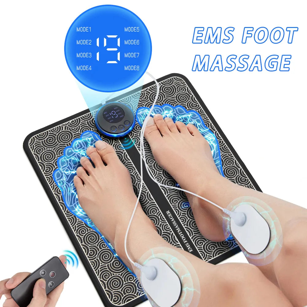 Tapis Masseur Pieds EMS Électrique - Stimulation Musculaire Circulation 2
