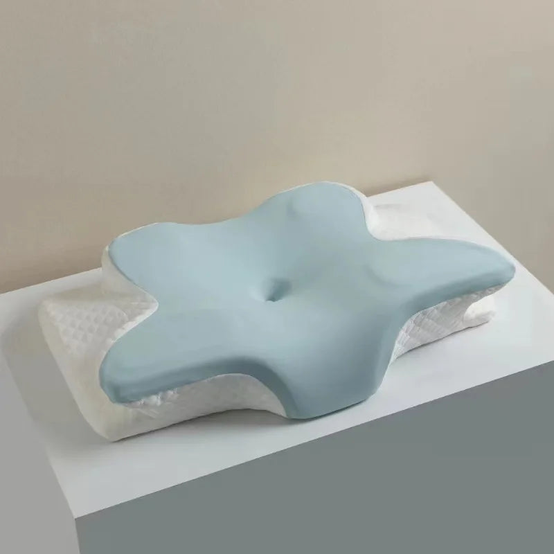 Oreiller cervical en mousse à mémoire de forme, pour soulager la douleur au cou, orthopédique ergonomique, soutien du cou, côté du dos, dormeurs de l'estomac, cadeau idéal