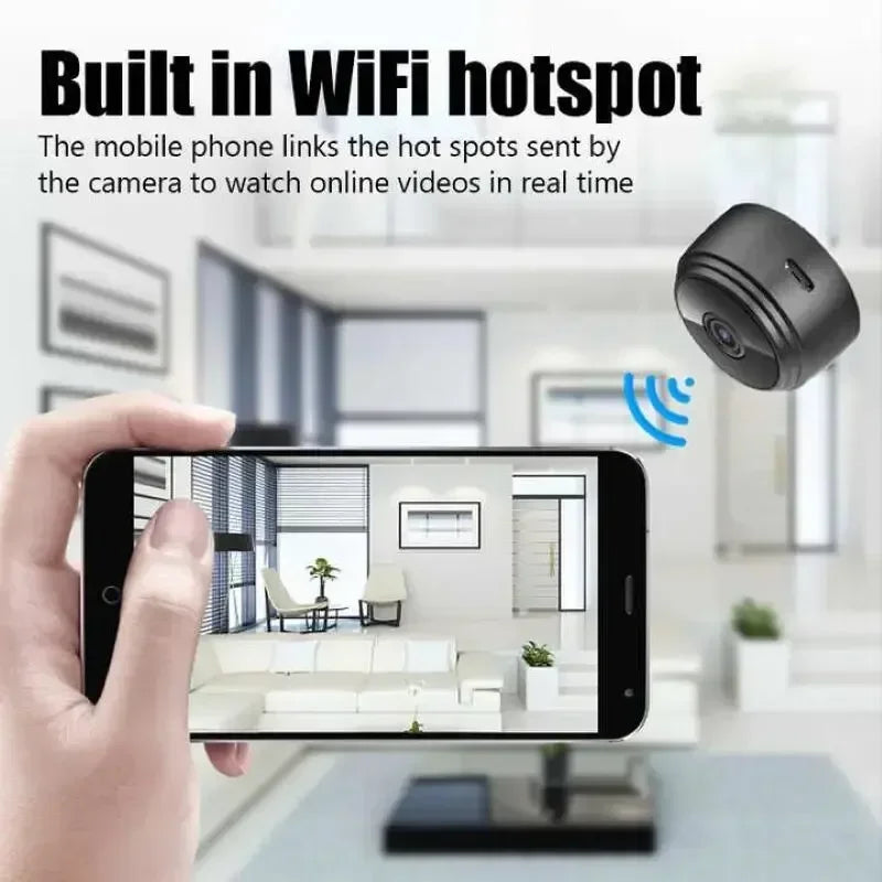 Mini Caméra Surveillance WiFi OnePlus A9 - Full HD 1080p