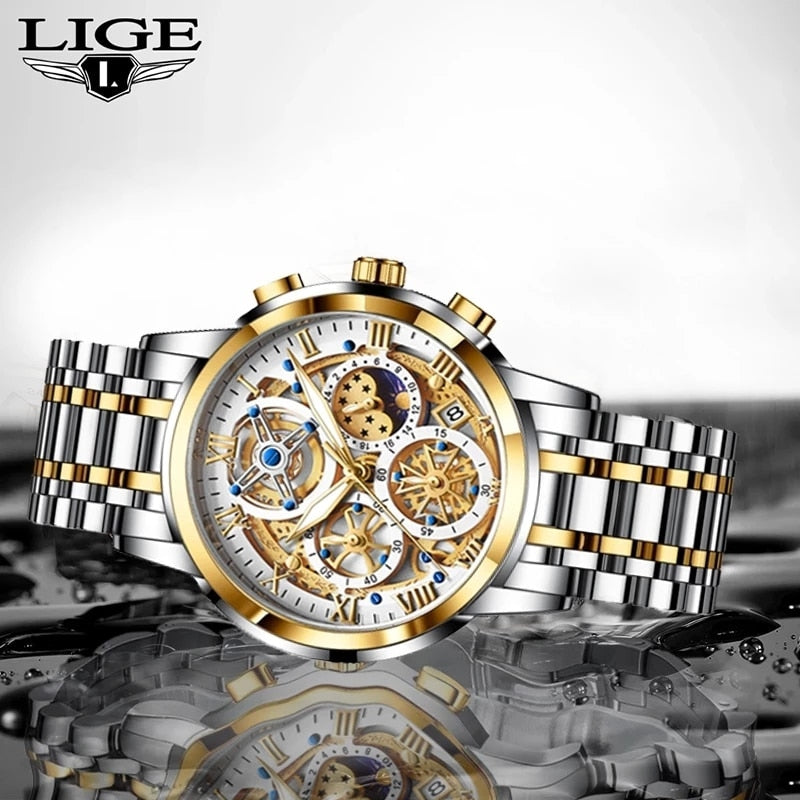 Montre Sport Homme - Chronographe Militaire Étanche