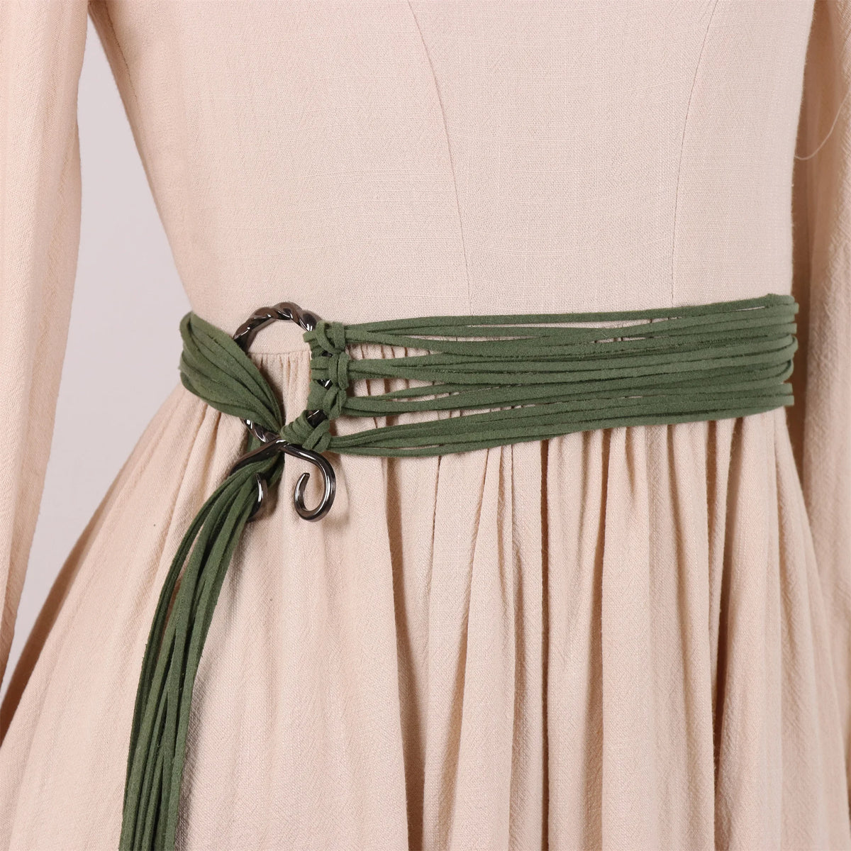 Ceinture Femme Corde Bohème - Taille Tressée Frangée