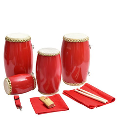 Chinese Drum Waist Hand Simple Instrument Drums Traditional Percussion Portable Professional Folk Dance Cowhide Adult Toy