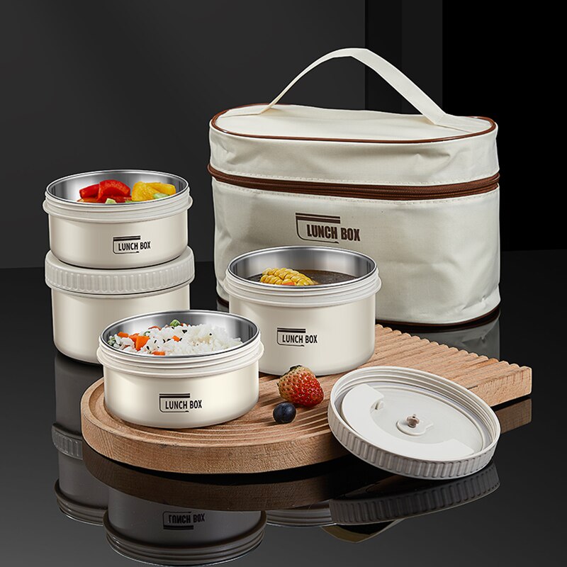 Lunch box isotherme empilable en acier inoxydable – Bento portable