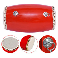Chinese Drum Waist Hand Simple Instrument Drums Traditional Percussion Portable Professional Folk Dance Cowhide Adult Toy