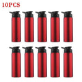1-15 pièces Portable en acier inoxydable vélo bouteille d'eau droite boire en plein air sport voyage bouilloire bouteille d'eau en métal