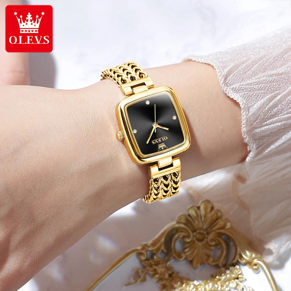 Montre Femme Élégante - Cadran Raffiné Bracelet Tendance