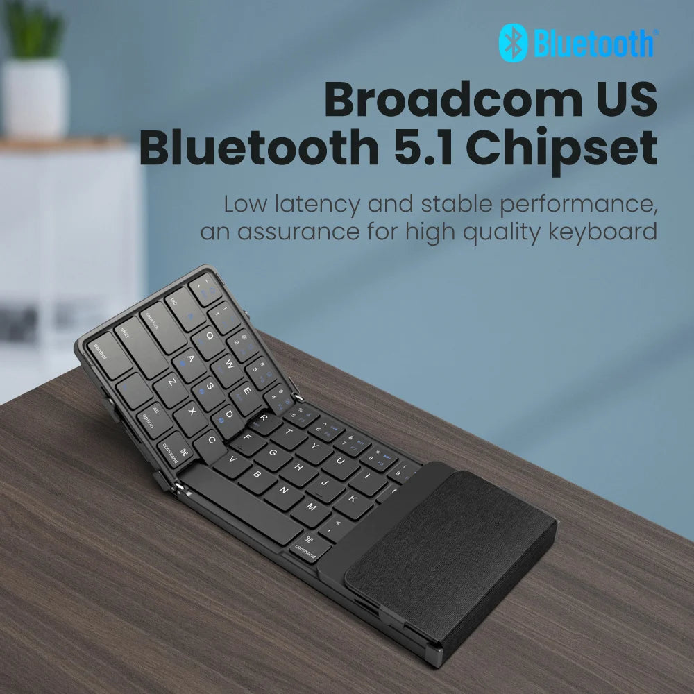 Clavier Pliable Bluetooth Rechargeable - Hébreu Coréen Russe Tablette