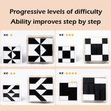 Montessori Geometric Shape Puzzles Building Blocks Wooden 3D Jigsaw Puzzle Kids Educational Logical Thinking Training Game Gifts