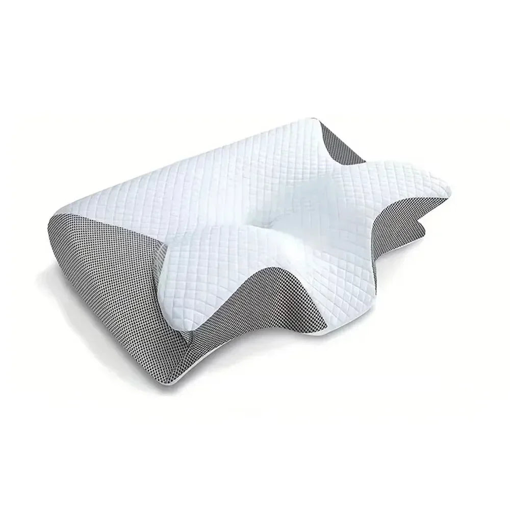 Oreiller à mémoire de forme papillon, oreiller en mousse à mémoire de forme, profilé pour le sommeil, soulagement de la douleur au cou, soutien du ventre, oreiller confortable