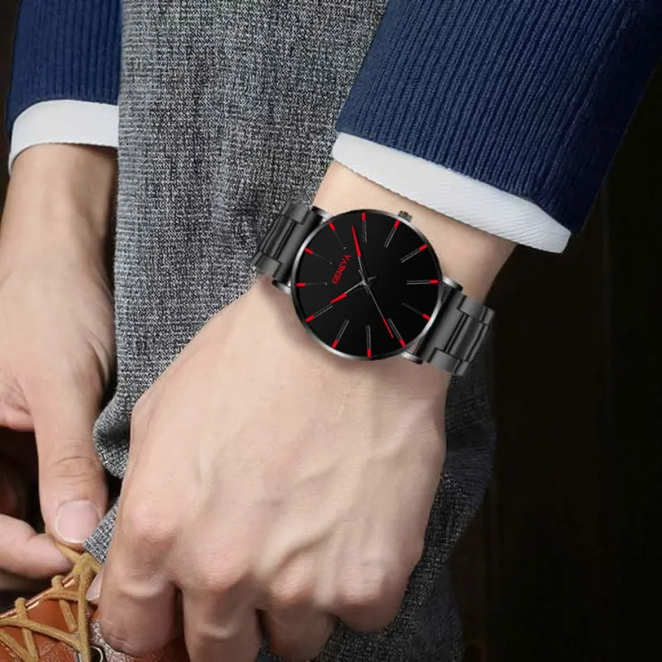 Montre Quartz Élégante Homme - Business Cadeau