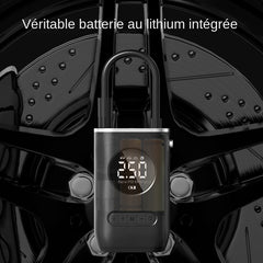 Car Air Pump Portable Mini Self Propelled Electric Tire Pump Air Pump Handheld Wireless Digital Display Charging Pump