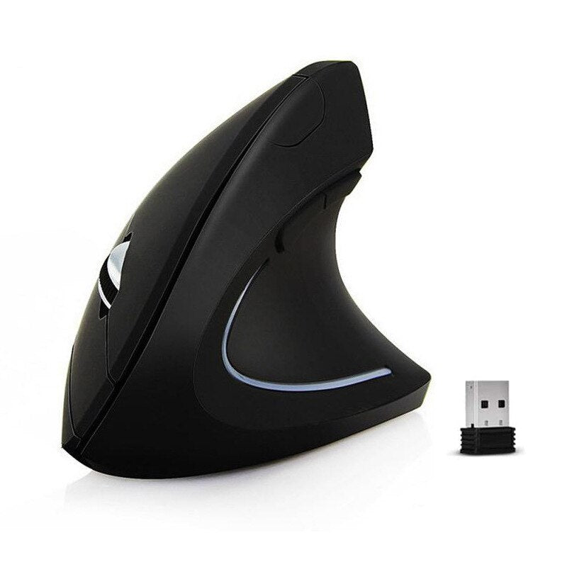 New Style Right Hand Fifth Generation Vertical Wireless Wired Optical Mouse Charging Upright Mouse in Stock
