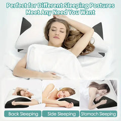 Oreiller cervical à mémoire de forme papillon, oreiller de sommeil confortable en mousse à mémoire de forme à rebond lent, oreiller orthopédique pour lit de Massage du cou
