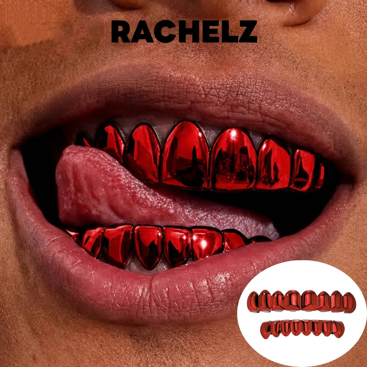 Grillz Dents Hip Hop RACHELZ - Bijoux Halloween Cosplay