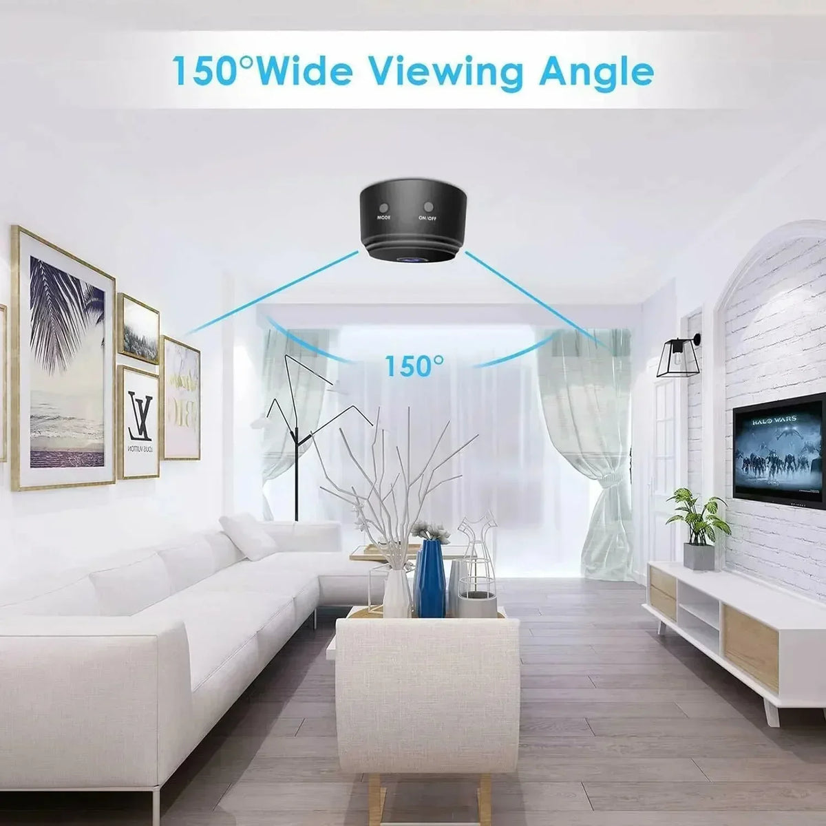 Mini Caméra Surveillance WiFi OnePlus A9 - Full HD 1080p