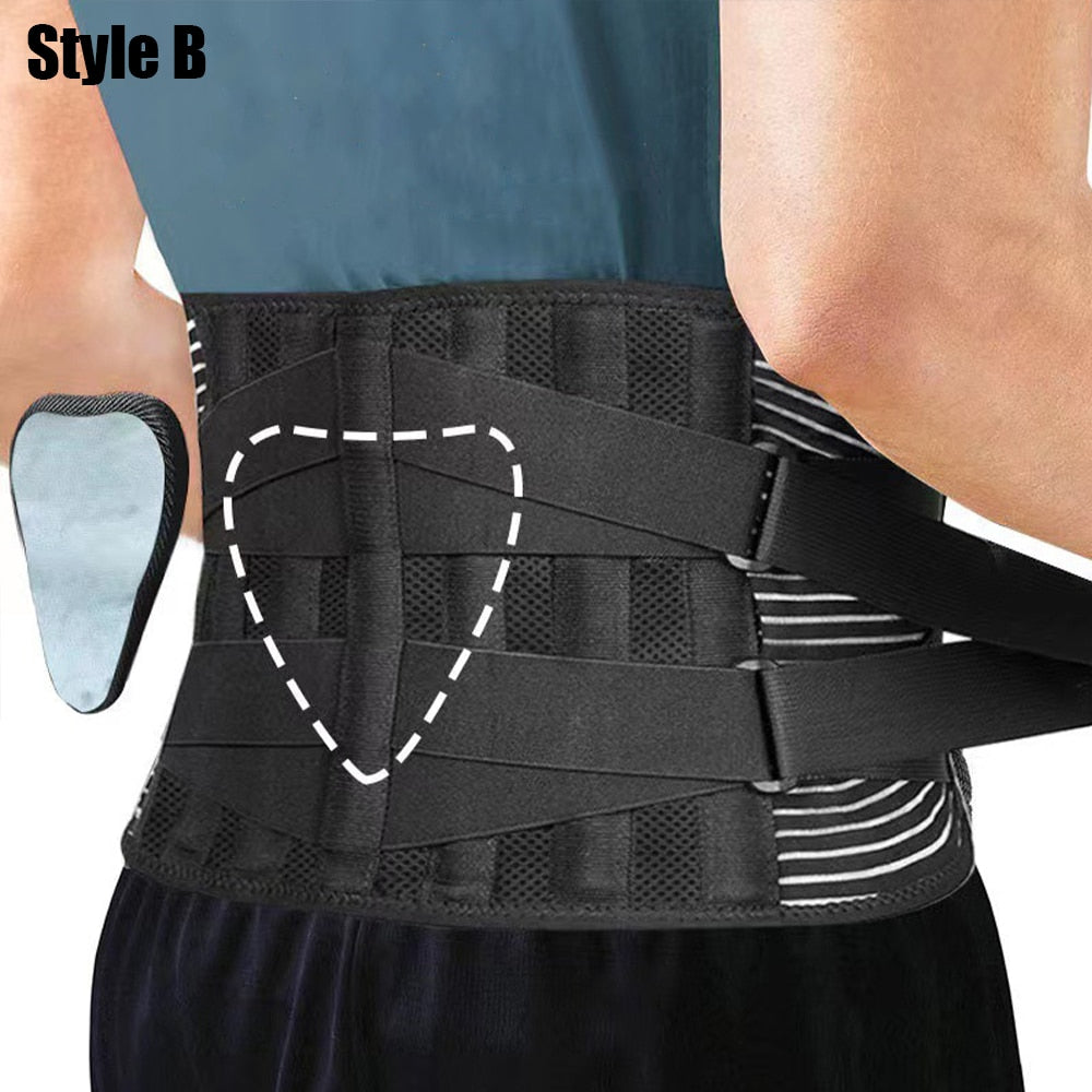 Ceinture Lombaire Réglable 6 Baleines - Soutien Fitness Abdominal