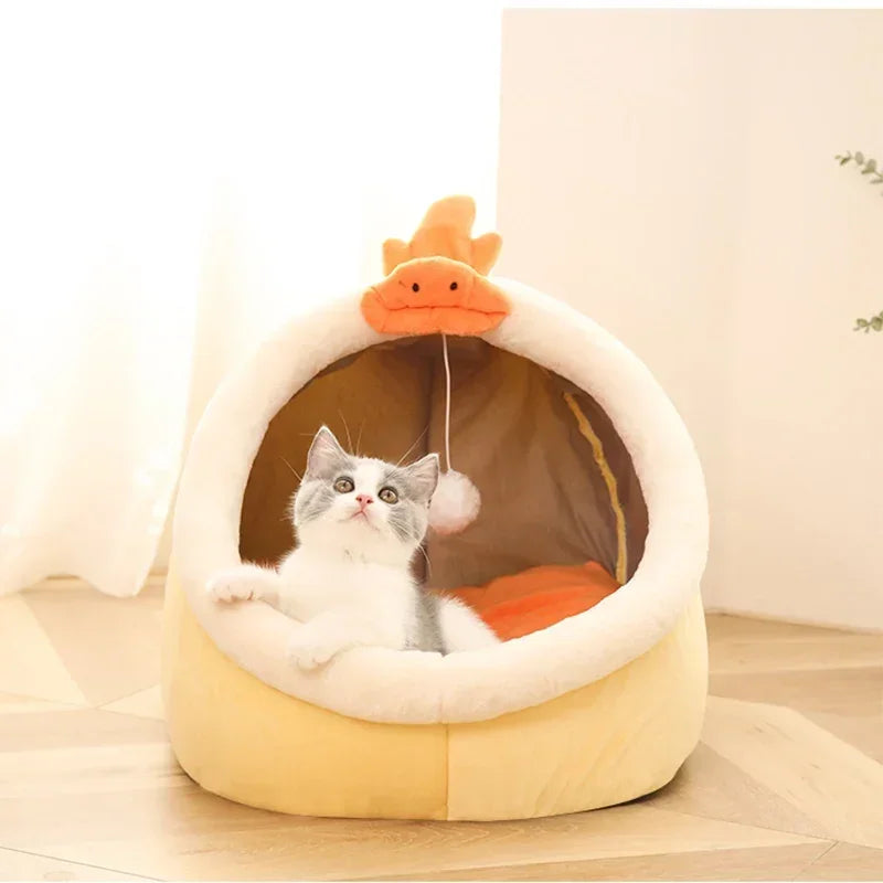 Couchage Chat en Coton – 3 Tailles