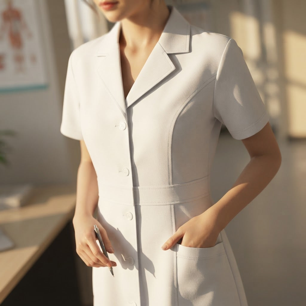 Une coupe moderne et ajustée qui valorise la silhouette tout en assurant une liberté de mouvement.