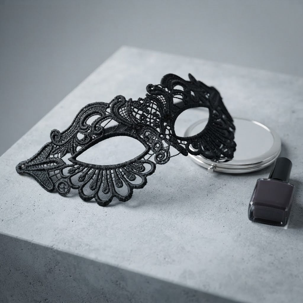 Fabriqué avec soin, ce masque présente une finition soignée qui garantit une apparence impeccable et durable pour vos événements.