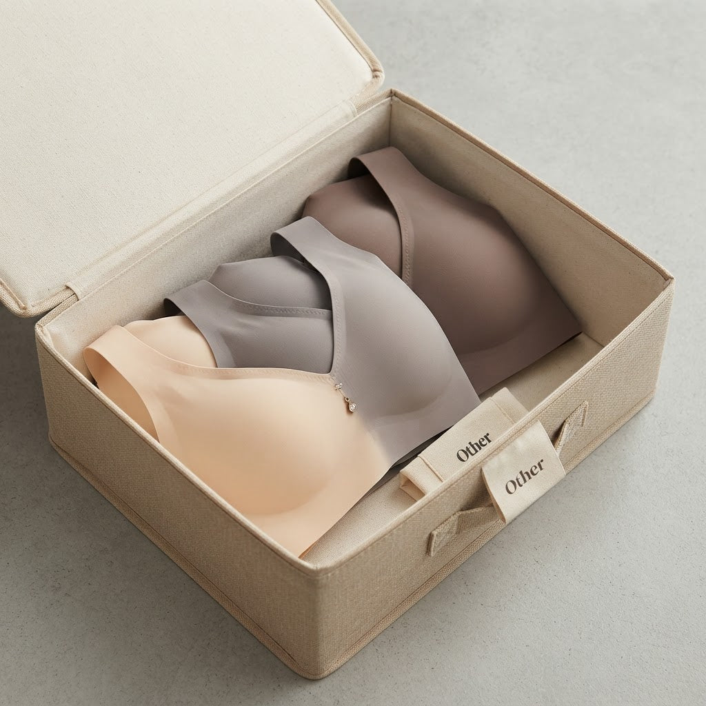 Benefit from full cup coverage that offers ample support and confidence with the Cross-Border Bra Foreign Trade Women's Popular Seamless Wireless Comfortable Full-Cup Bra Amazon Hot Sale in Stock.