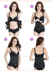 Corset minceur gainant taille haute pour femme