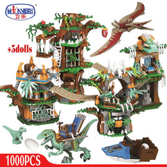 Jeu de construction Erbo 1000 pièces – Maison dinosaures Jurassic World