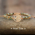 Bracelet Arbre de Vie Africain - Tressé Yoga Amitié